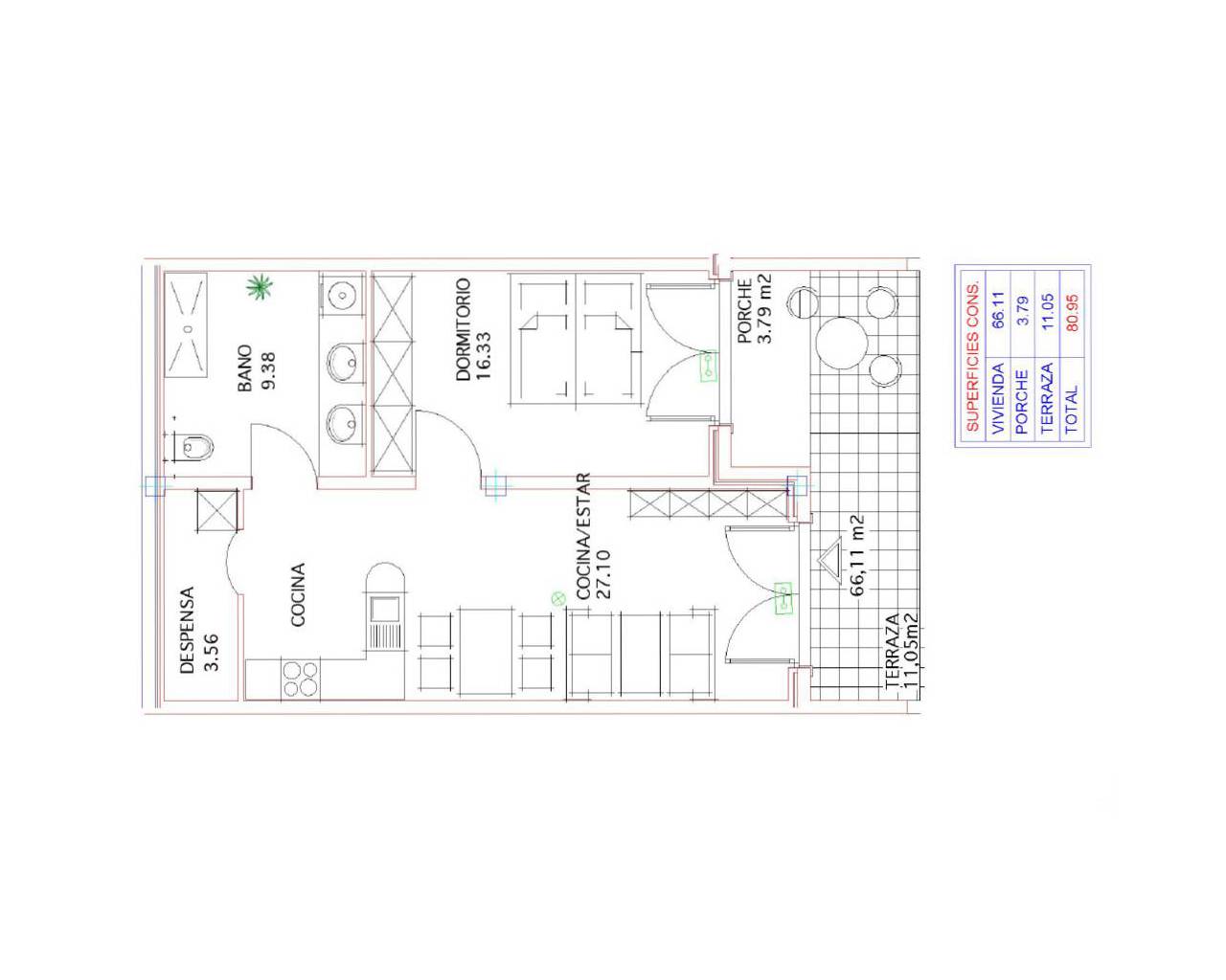 Продажа - Апартамент - Бенисса - Parques Casablanca