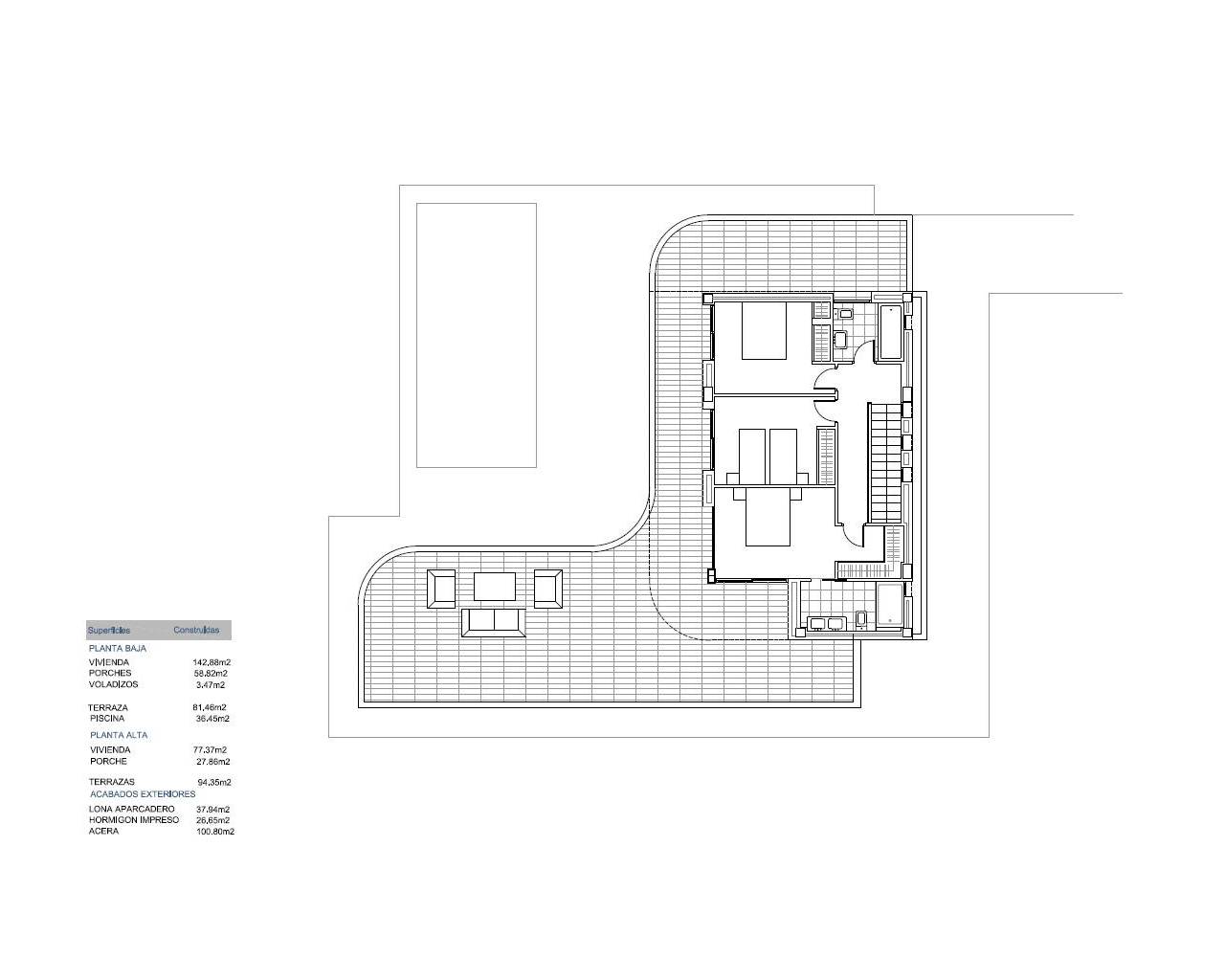 New Build - Вилла - Морайра - Sabatera