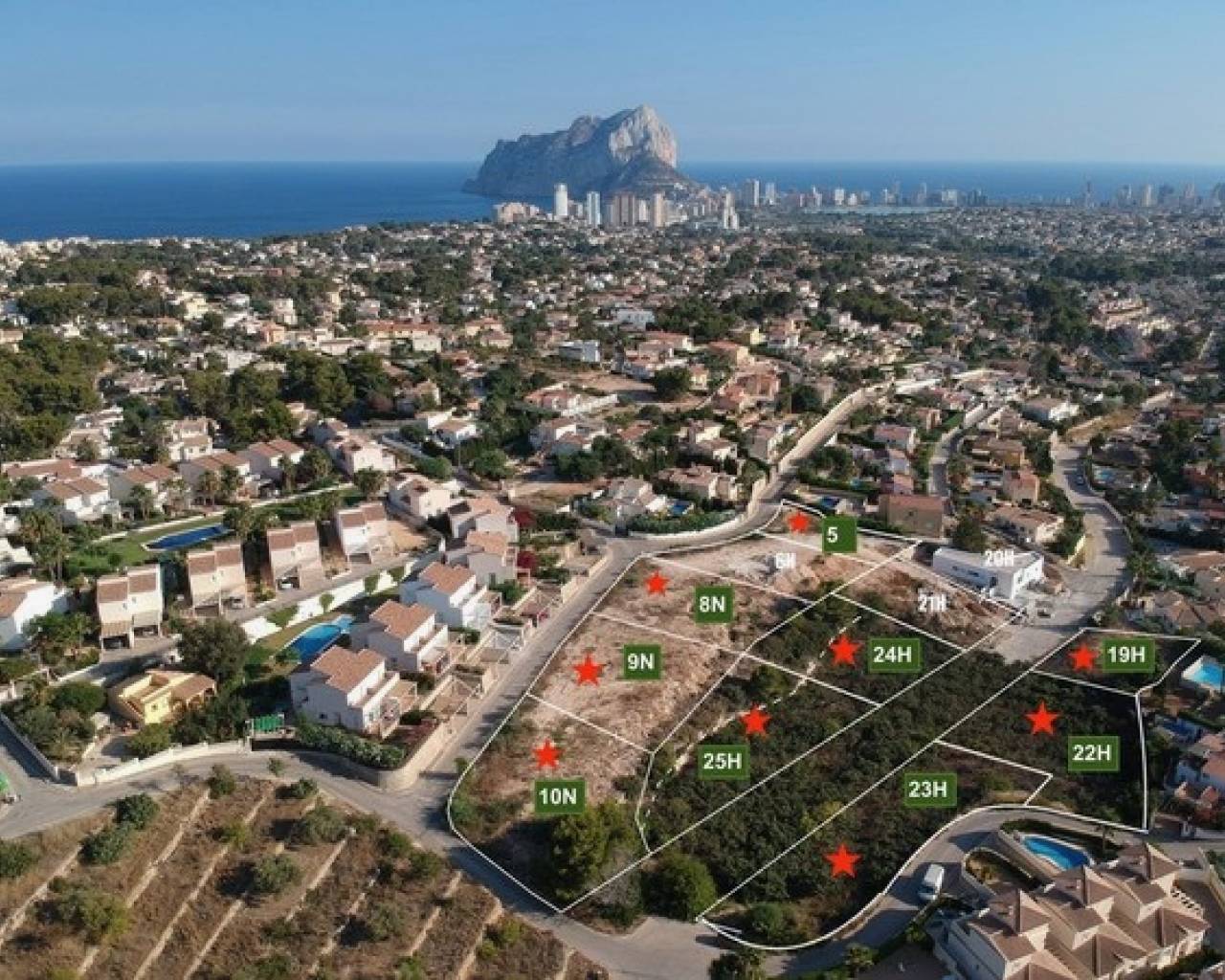Vente - Terrain - Calpe - Gran Sol