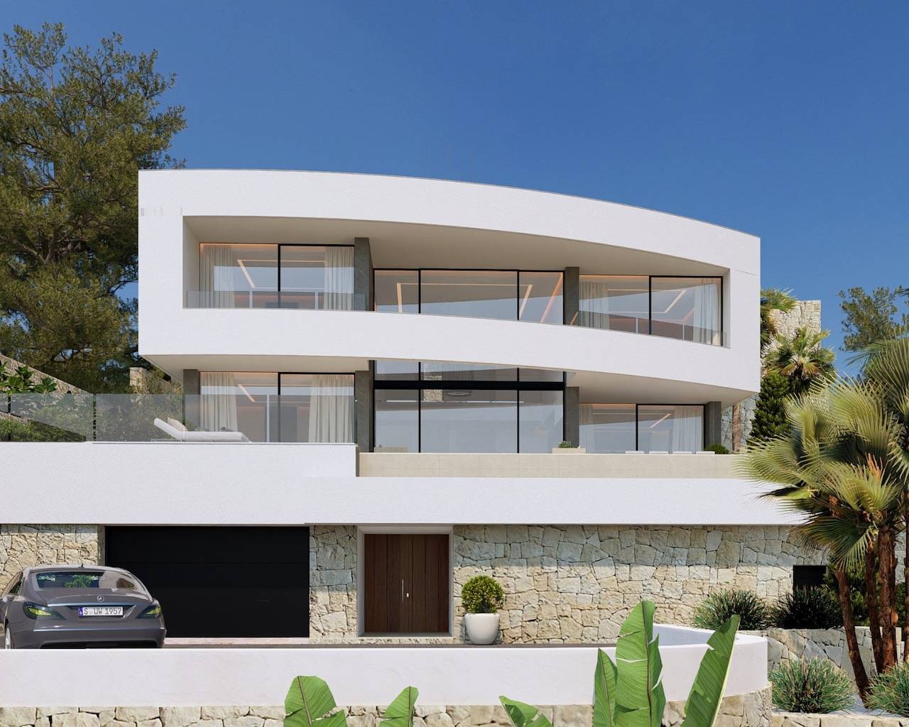 New Build - Villa individuelle - Calpe - Empedrola