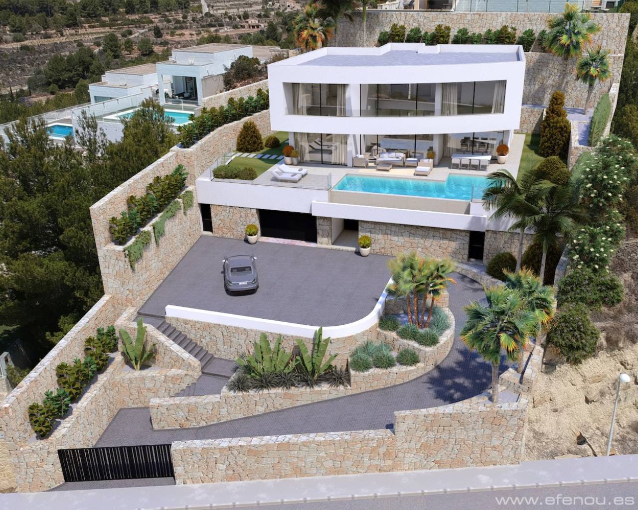 New Build - Villa individuelle - Calpe - Empedrola