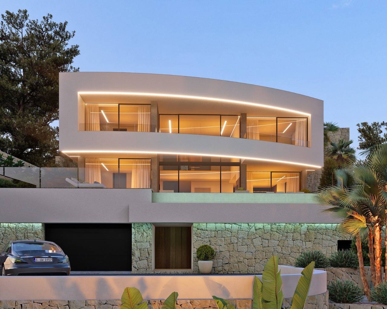 New Build - Villa individuelle - Calpe - Empedrola