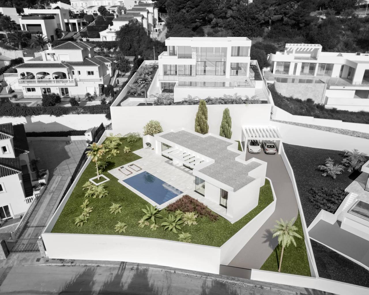 New Build - Villa individuelle - Moraira - Sol park