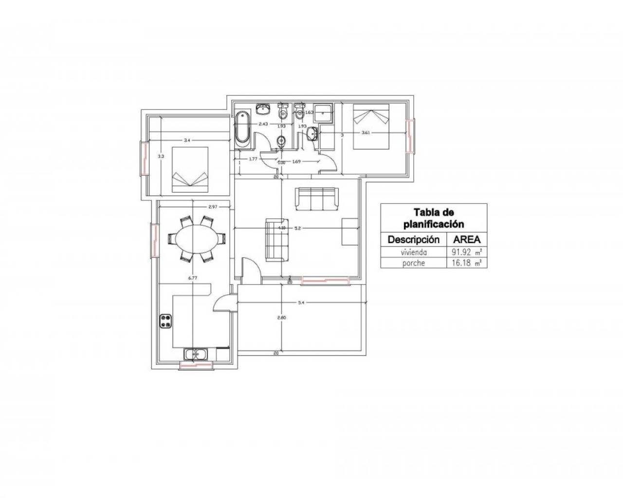 New Build - Villa individuelle - Pedreguer