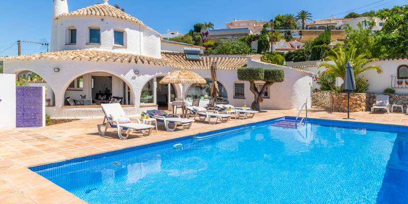 Le charme de vivre dans cette villa à vendre à Benissa